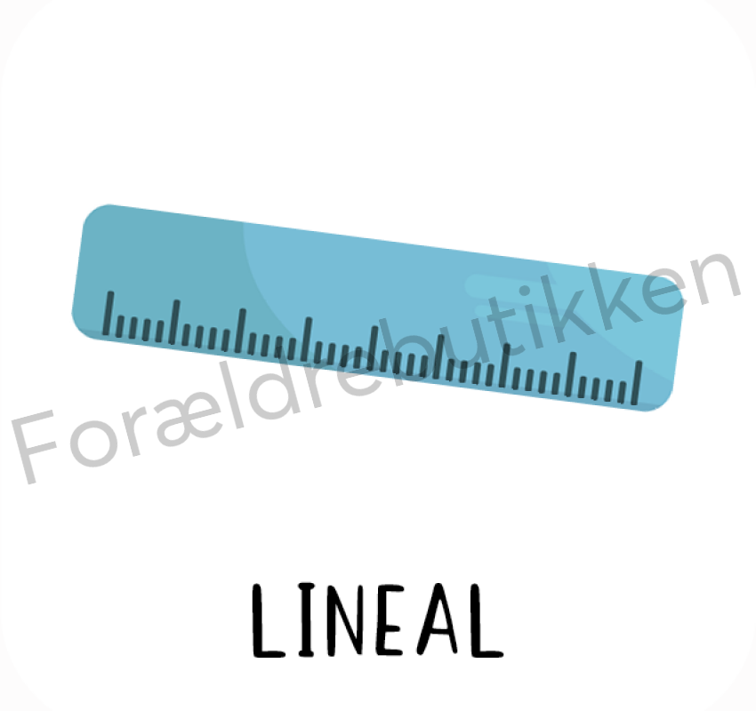 Piktogram - Lineal Pædagogisk legetøj