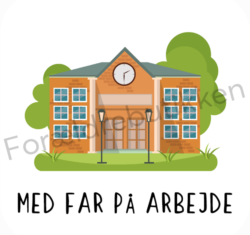 Piktogram - Med far på arbejde Pædagogisk legetøj