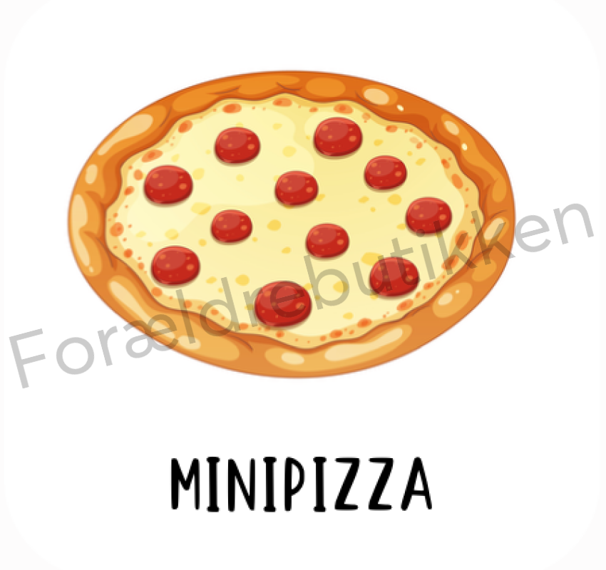 Piktogram - Minipizza Pædagogisk legetøj