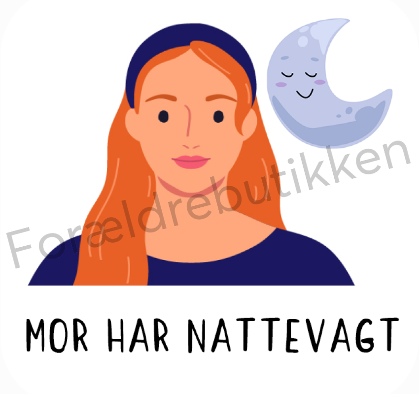 Piktogram Brik - Mor Har Nattevagt Pædagogisk Legetøj