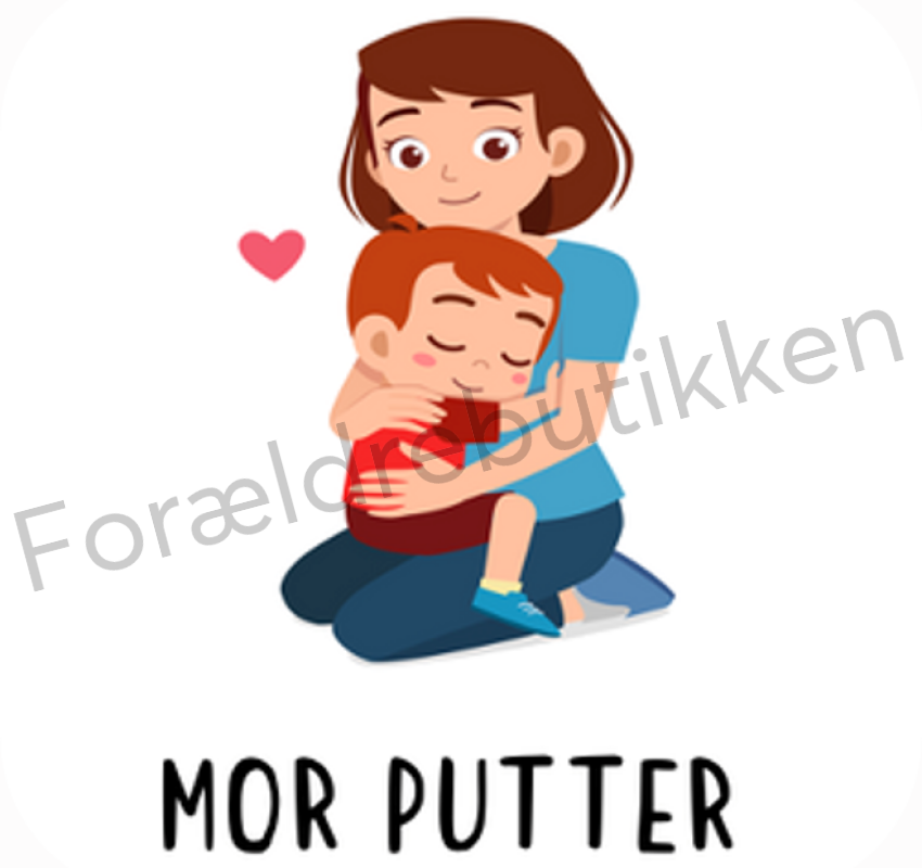 piktogrambrik - mor putter søn