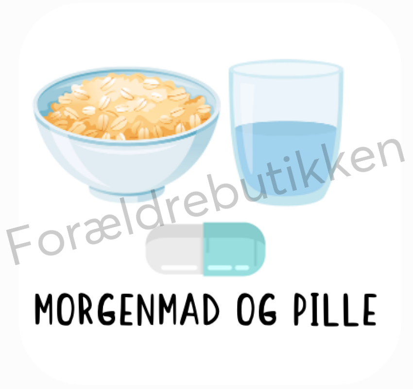 Piktogram Brik - Morgenmad Og Pille Pædagogisk Legetøj