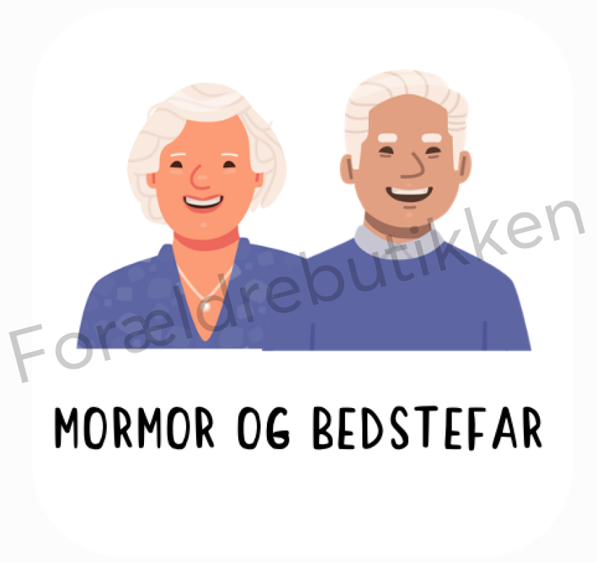 Piktogram Brik - Mormor Og Bedstefar Pædagogisk Legetøj