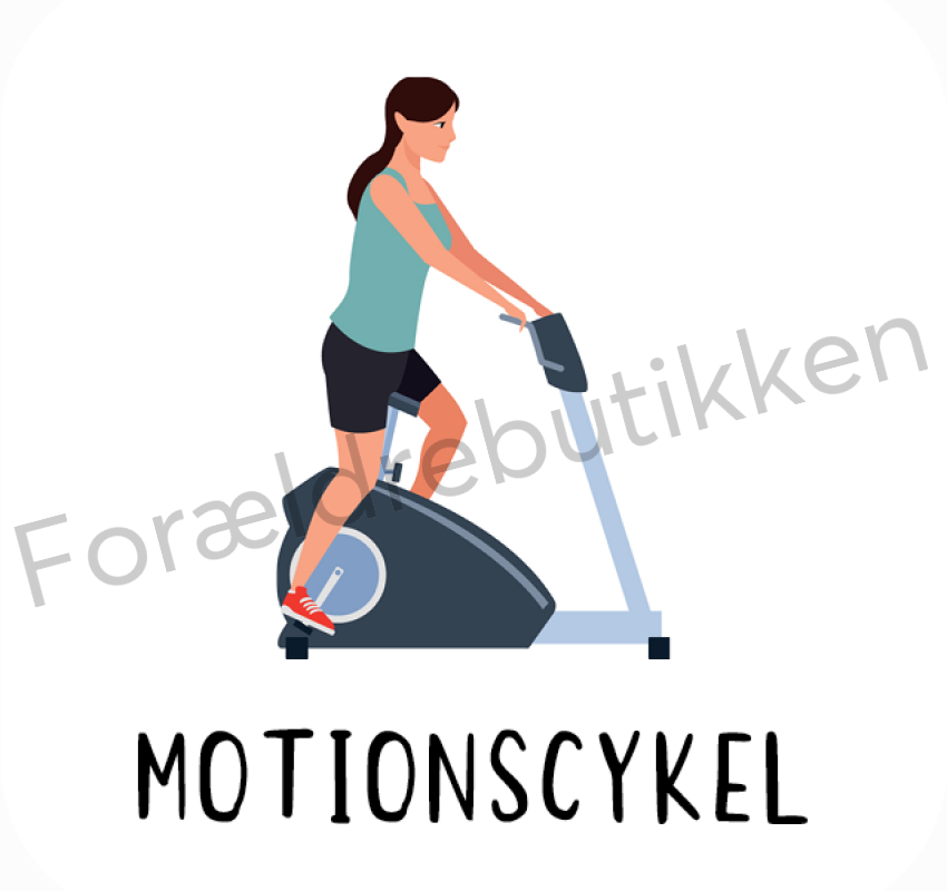 Piktogram Brik - Motionscykel Pædagogisk Legetøj