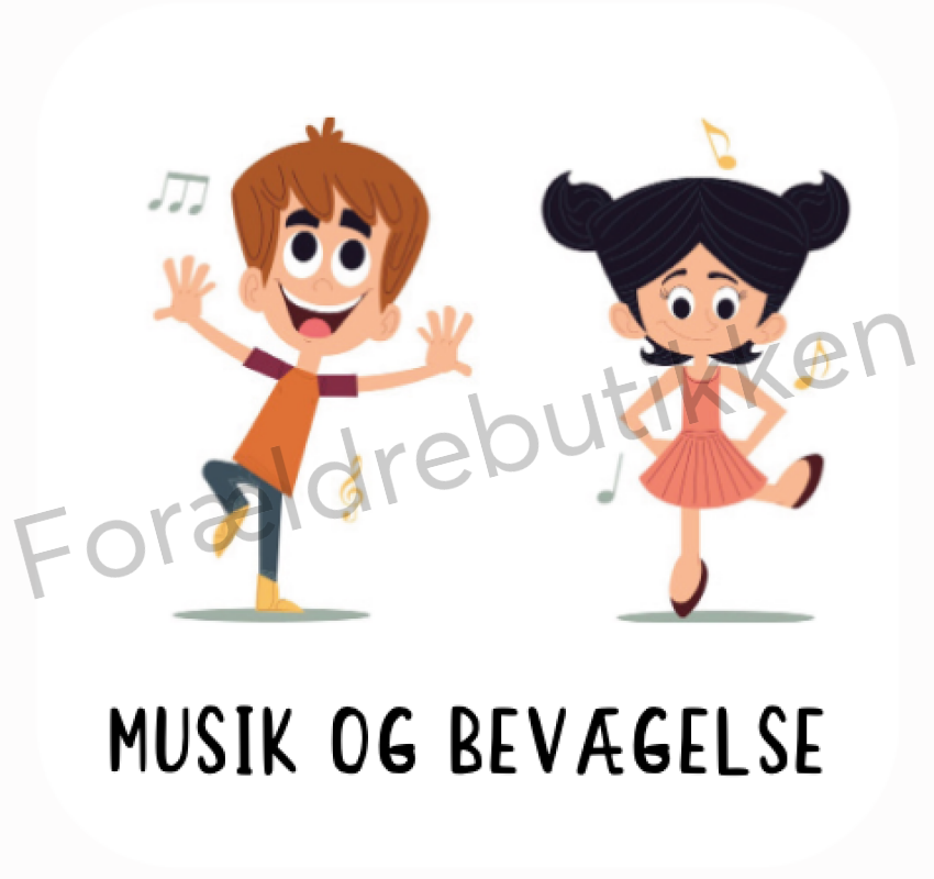 Piktogram Brik - Musik Og Bevægelse Pædagogisk Legetøj