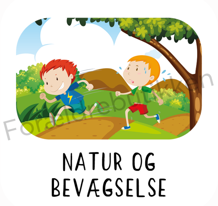 Piktogram - Natur og Bevægelse Pædagogisk legetøj