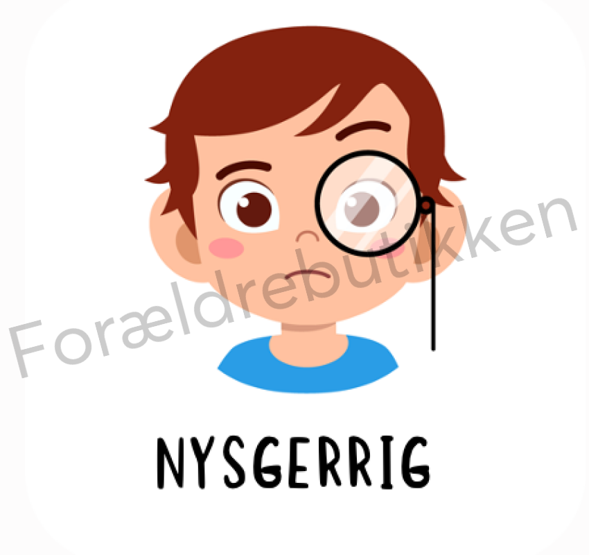 Piktogram Brik - Nysgerrig Dreng Pædagogisk Legetøj