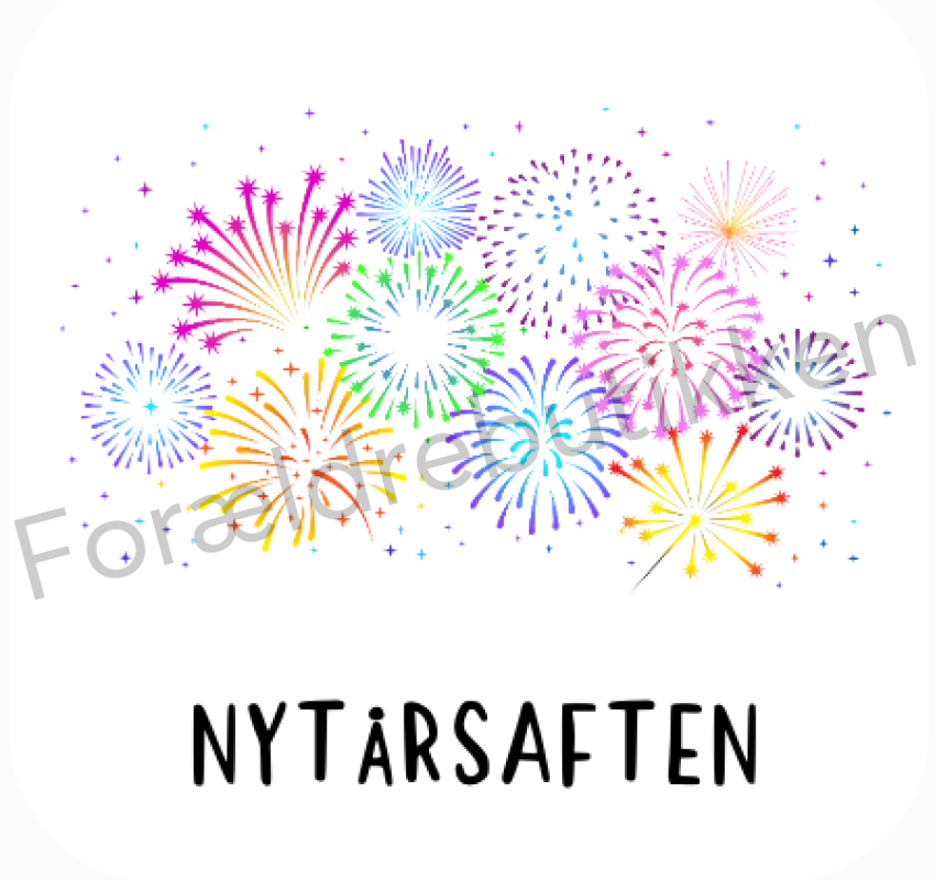 Piktogram Brik - Nytårsaften Pædagogisk Legetøj