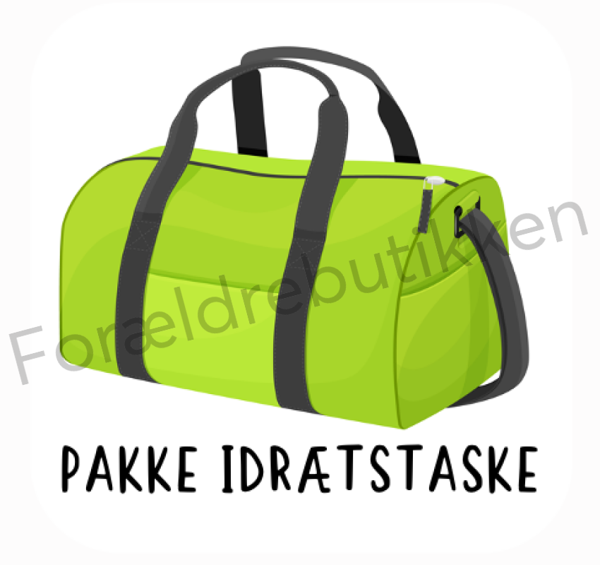 Piktogram Brik - Pakke Idrætstaske Pædagogisk Legetøj