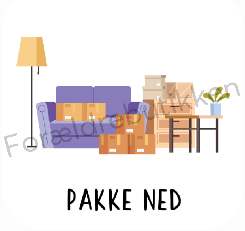 Piktogram - Pakke ned Pædagogisk legetøj