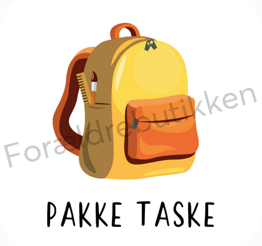 Piktogram Brik - Pakke Taske (Gul) Pædagogisk Legetøj