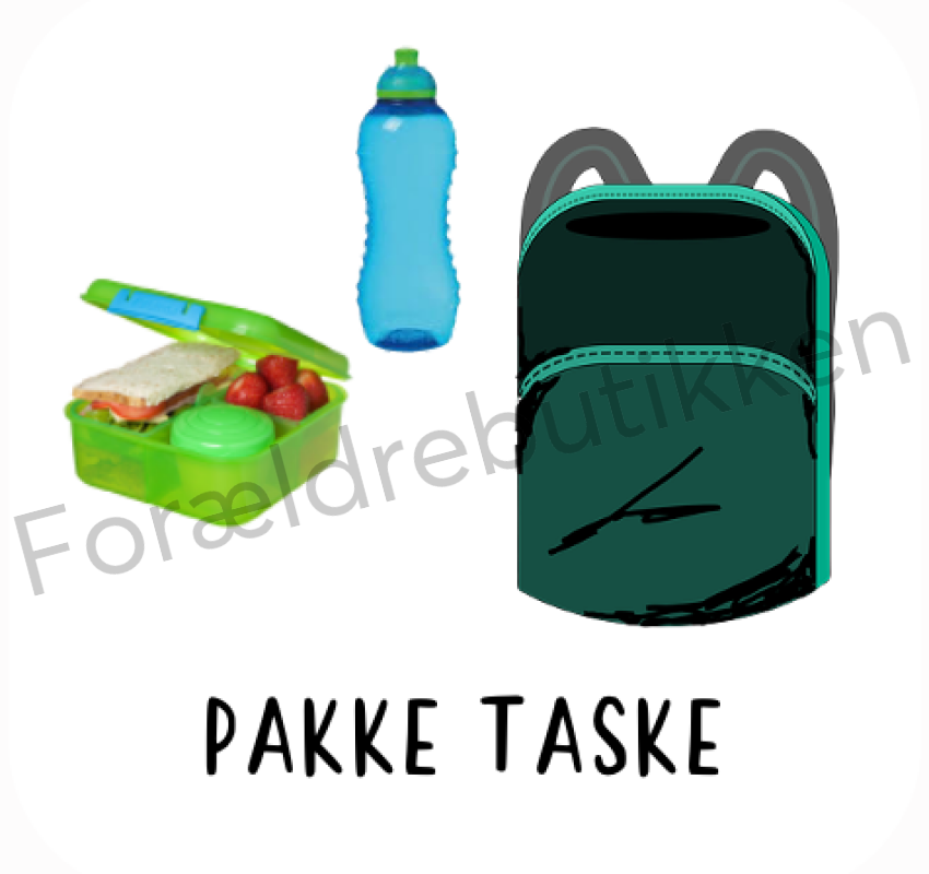 Piktogram - Pakke taske Pædagogisk legetøj