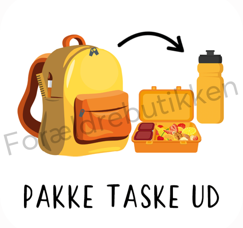 Piktogram Brik - Pakke Taske Ud Pædagogisk Legetøj