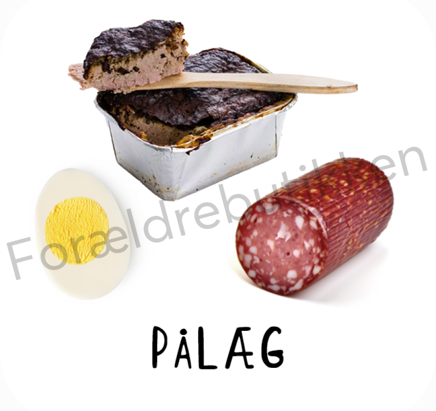 Piktogram - pålæg Pædagogisk legetøj