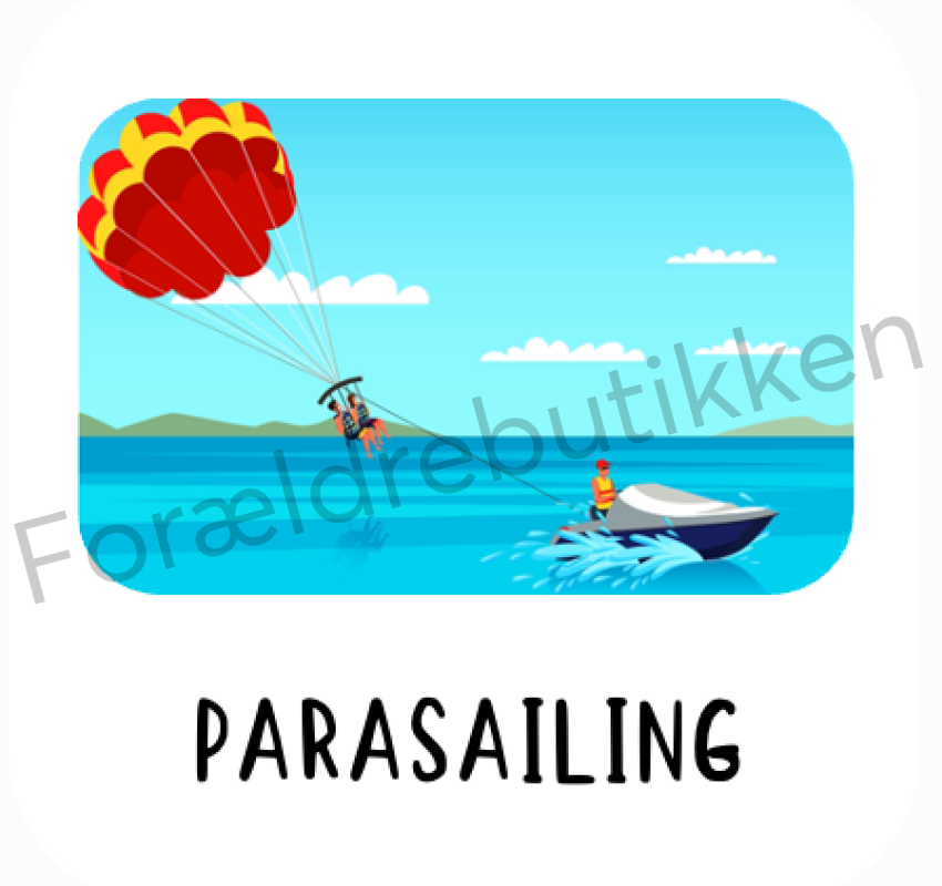 Piktogram Brik - Parasailing Pædagogisk Legetøj