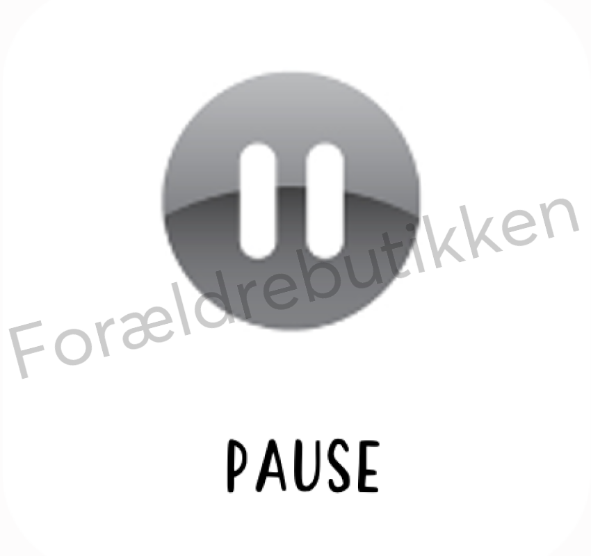Piktogram - Pause Pædagogisk legetøj