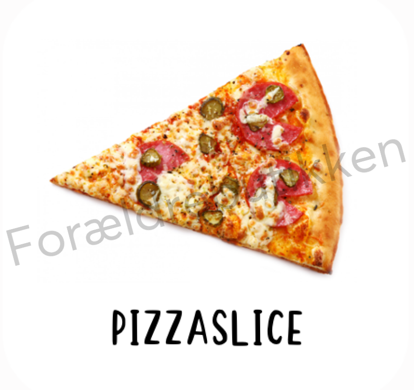 Piktogram Brik - Pizzaslice Pædagogisk Legetøj