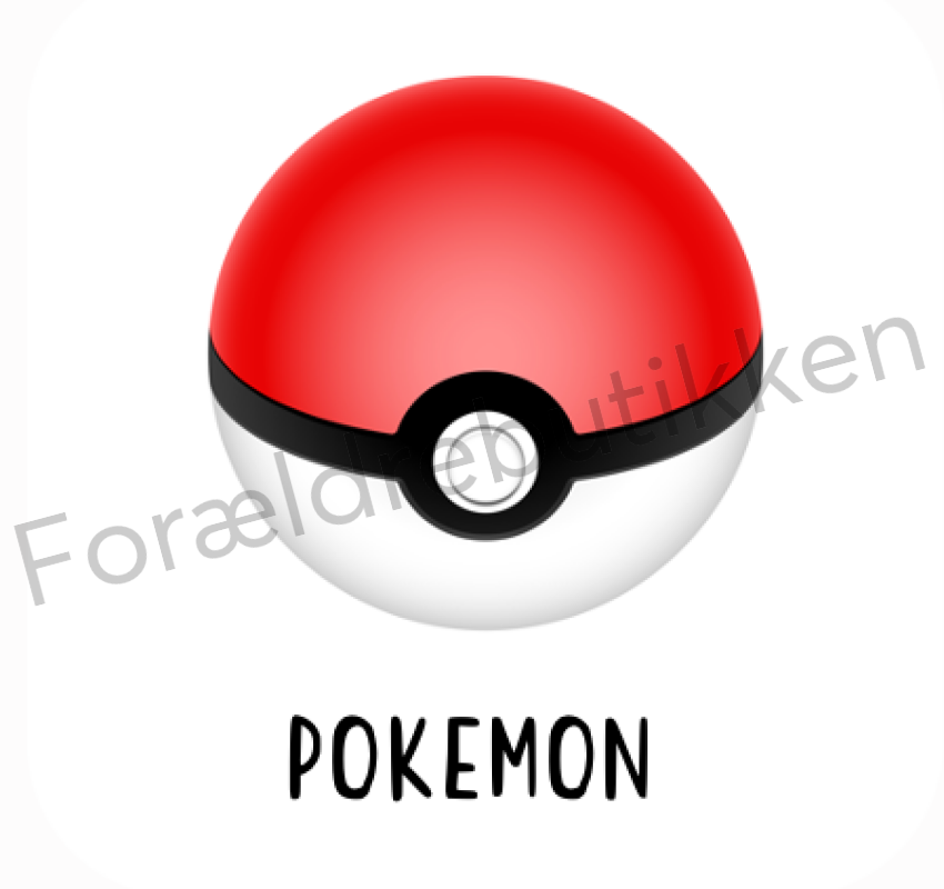 Piktogram Brik - Pokemon Pædagogisk Legetøj
