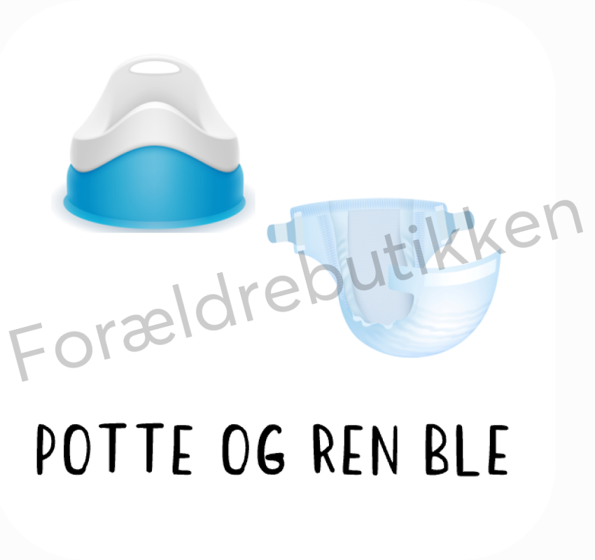 Piktogram Brik - Potte Og Ble Pædagogisk Legetøj