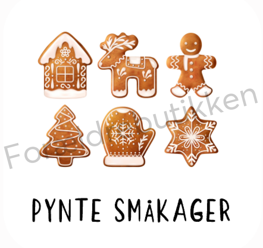 Piktogram Brik - Pynte Småkager Pædagogisk Legetøj