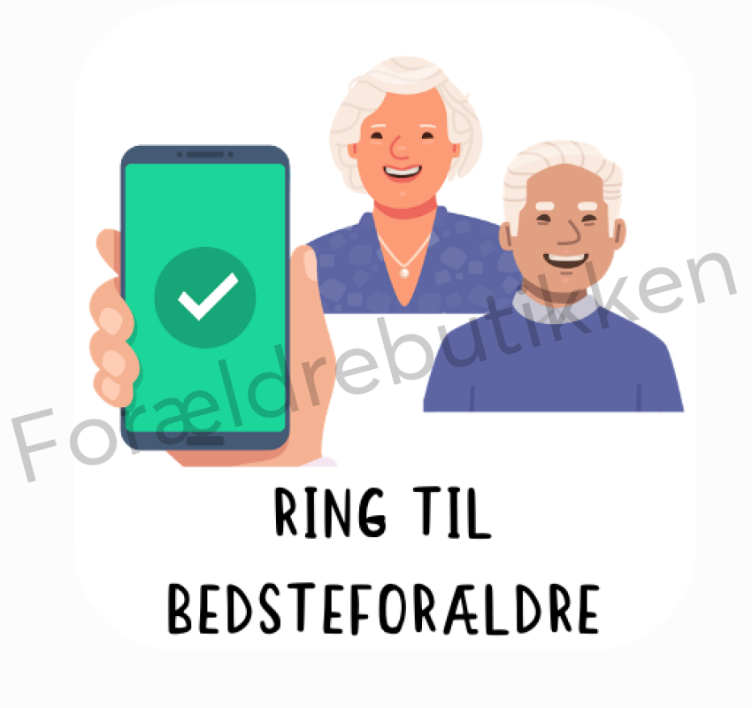 Piktogram Brik - Ring Til Bedsteforældre Pædagogisk Legetøj