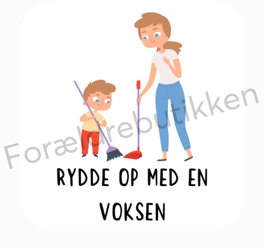 Piktogram Brik - Rydde Op Med En Voksen Pædagogisk Legetøj