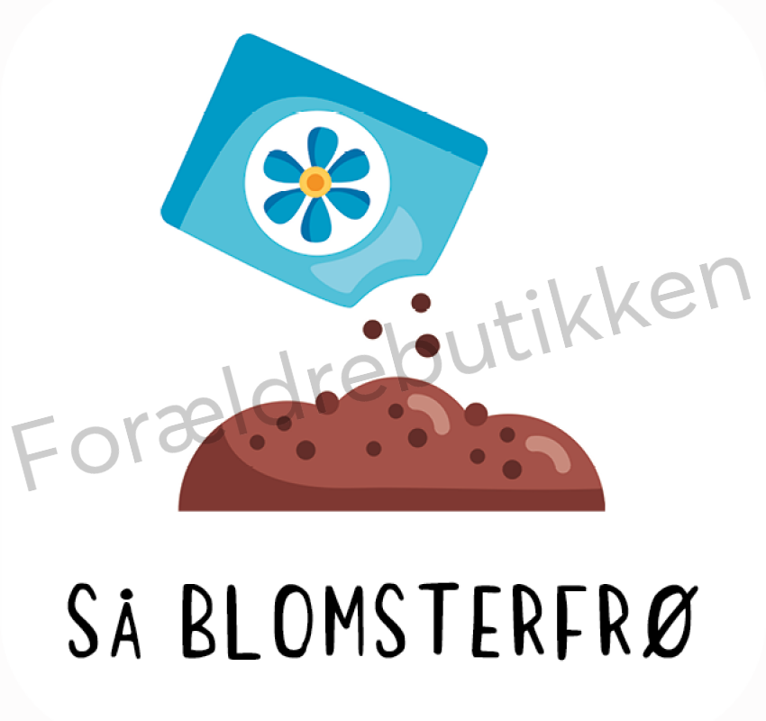 Piktogram Brik - Så Blomsterfrø Pædagogisk Legetøj
