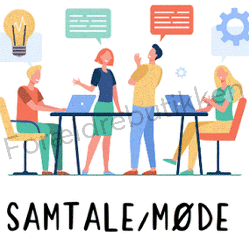 piktogrambrik - samtale/møde