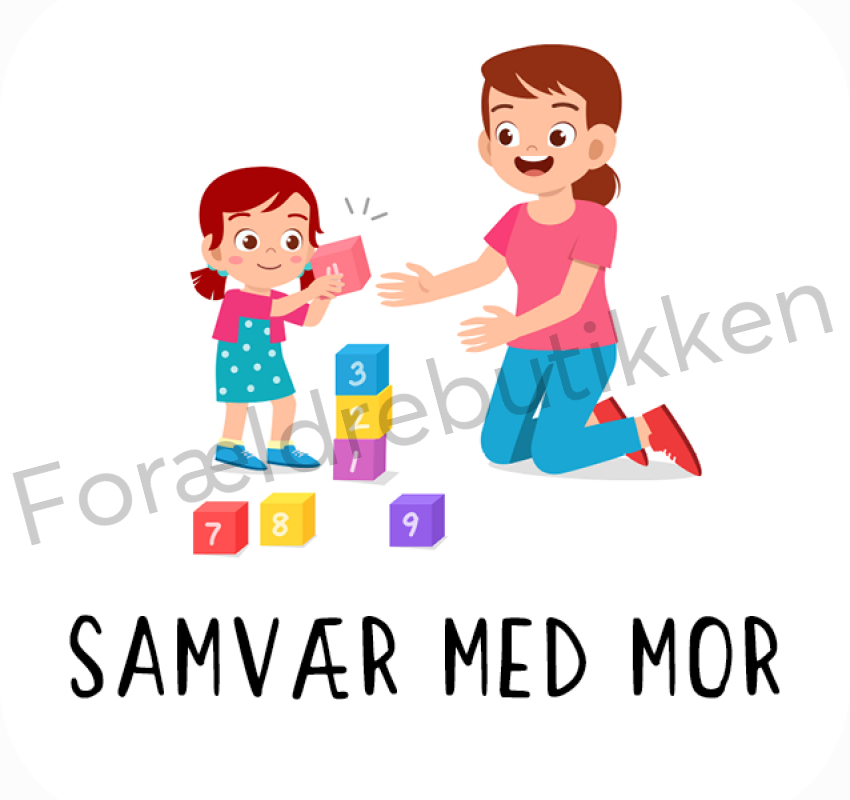 forældrebutikkens samvær med mor piktogram