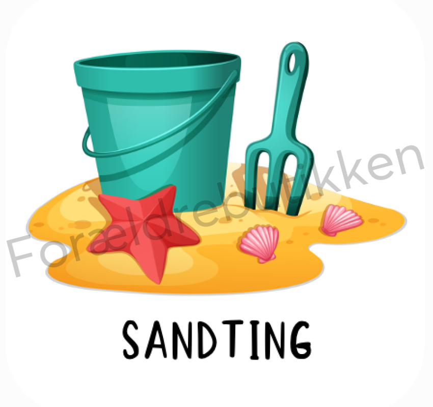 Piktogram Brik- Sandting Pædagogisk Legetøj