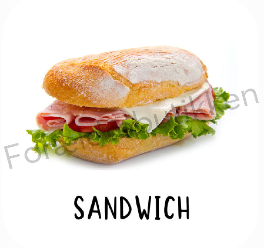 Piktogram Brik - Sandwich Pædagogisk Legetøj
