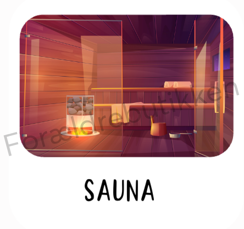 Piktogram Brik - Sauna Pædagogisk Legetøj