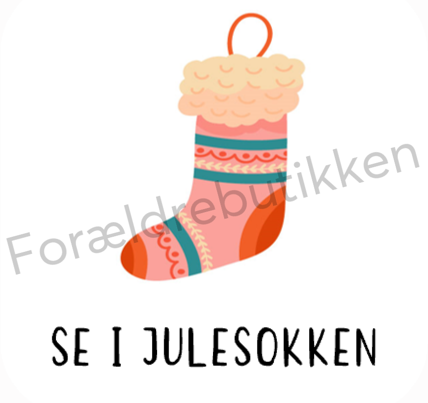 Piktogram Brik - Se I Julesokken Pædagogisk Legetøj