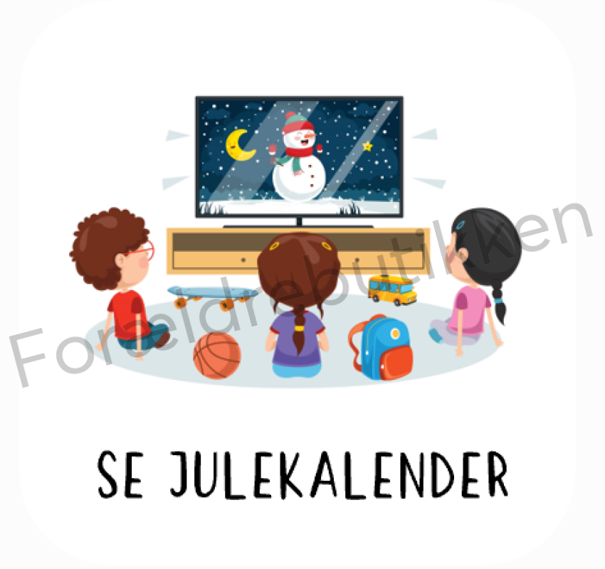 Piktogram Brik - Se Julekalender Pædagogisk Legetøj
