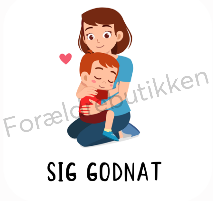 Piktogram Brik - Sig Godnat Pædagogisk Legetøj