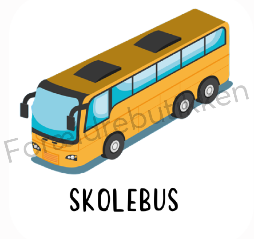 Piktogram Brik - Skolebus Pædagogisk Legetøj