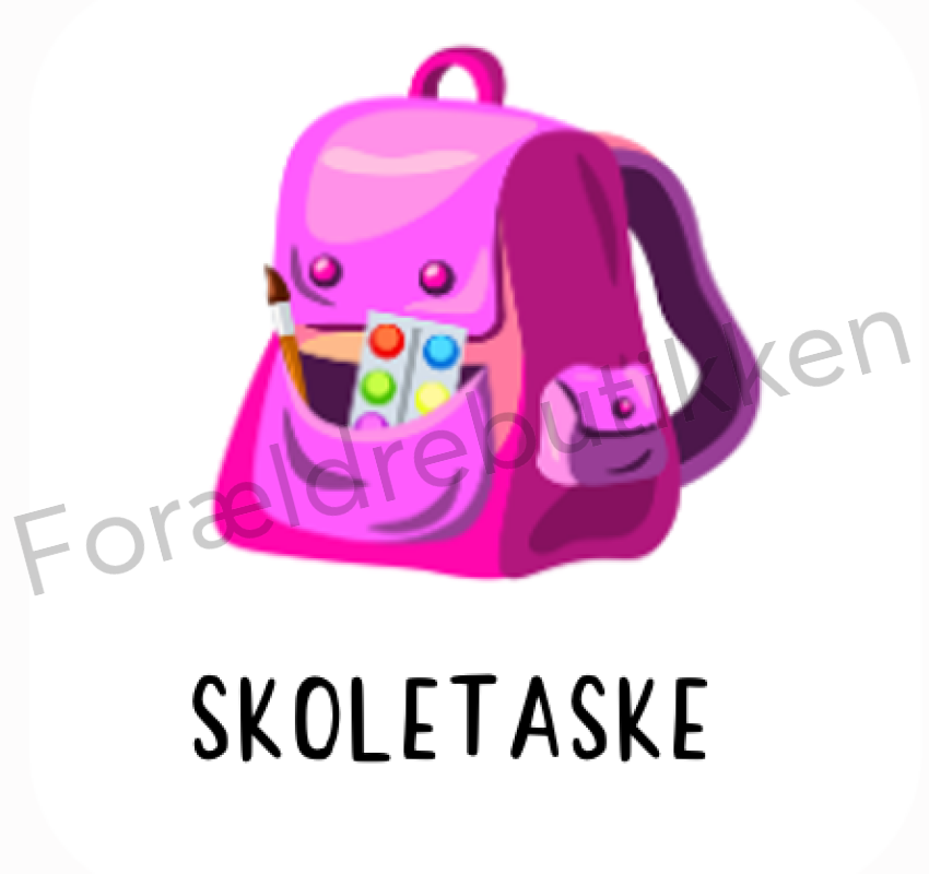 Piktogram - Taske Pædagogisk legetøj