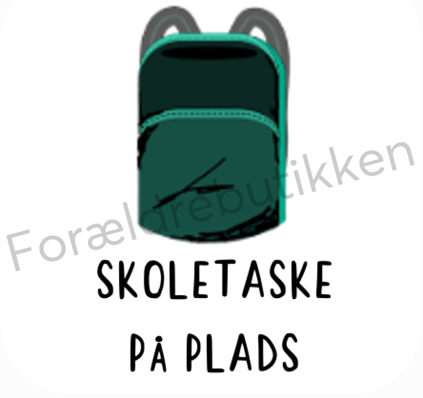 Piktogram - Skoletaske på plads Pædagogisk legetøj