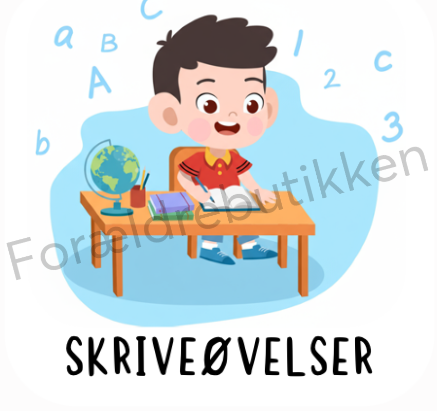 Piktogram - Skriveøvelser Pædagogisk legetøj