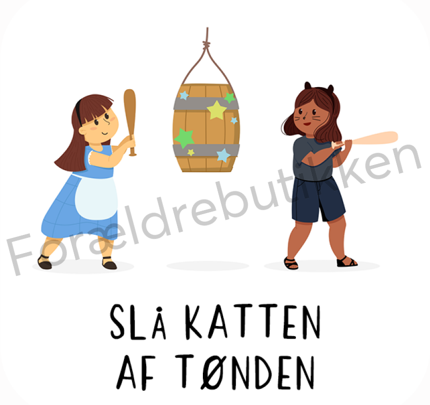 Piktogram - Slå katten af tønden Pædagogisk legetøj