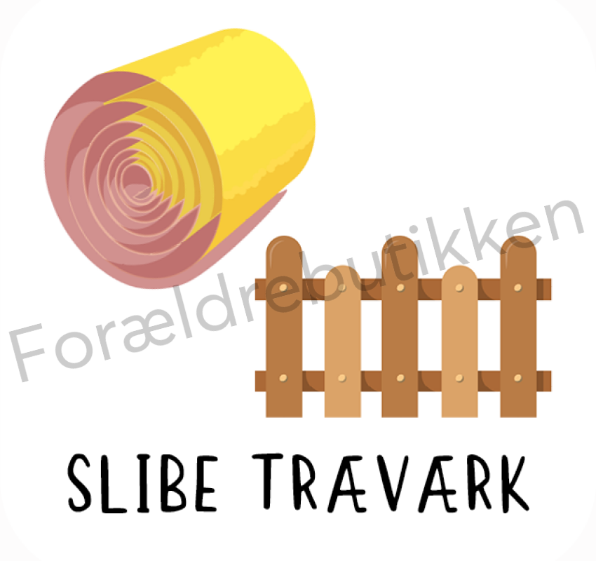 Piktogram Brik - Slibe Træværk Pædagogisk Legetøj