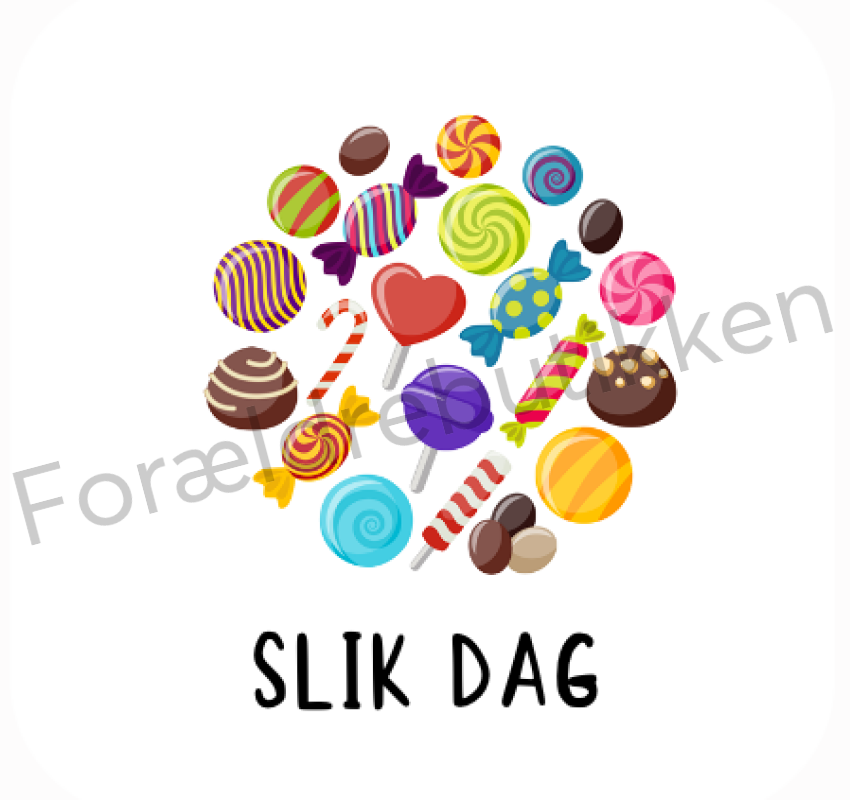 Piktogram Brik - Slik Dag Pædagogisk Legetøj