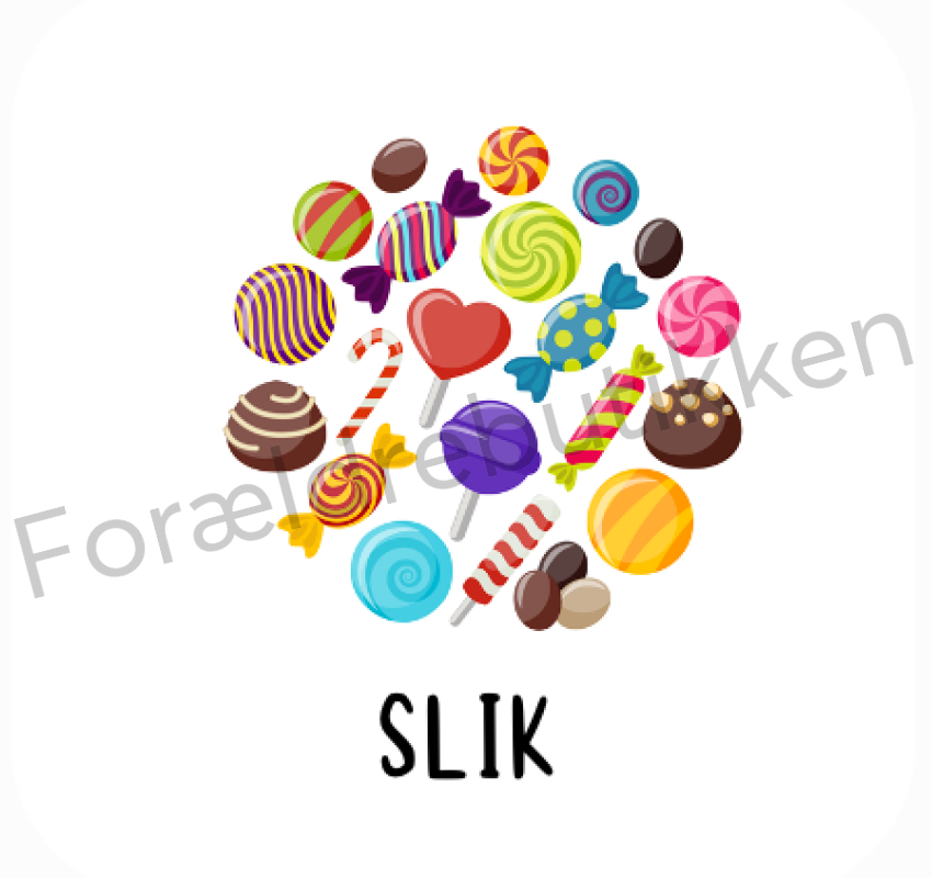 Piktogram med slik