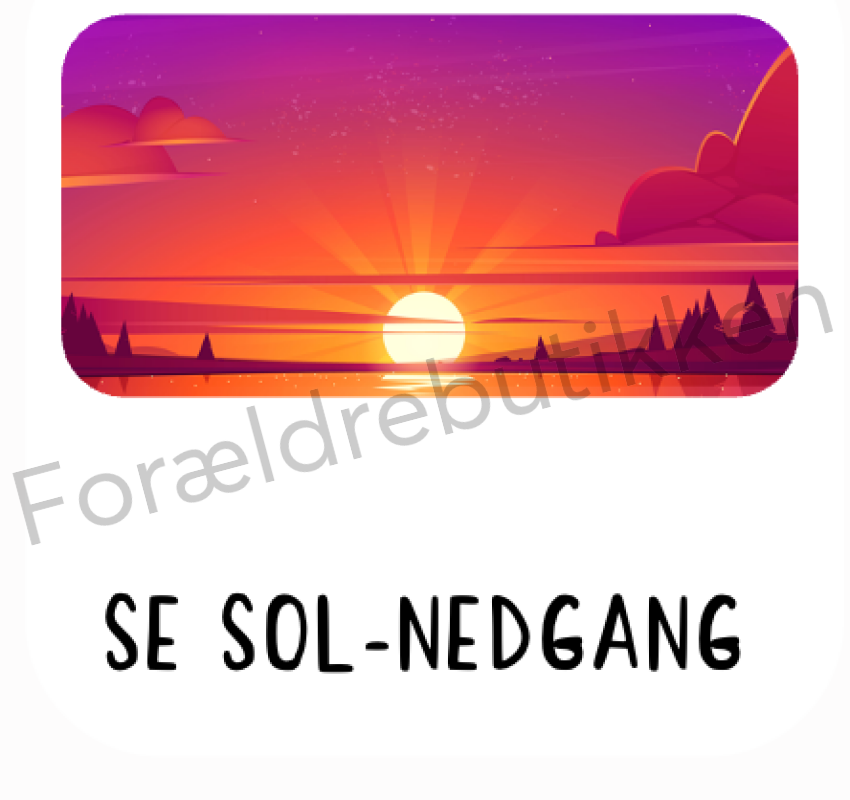 Piktogram Brik - Solnedgang Pædagogisk Legetøj