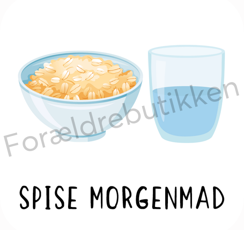 Piktogram - Spise Morgenmad Pædagogisk Legetøj
