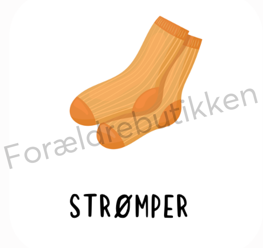 Piktogram Brik -Strømper (Gule) Pædagogisk Legetøj