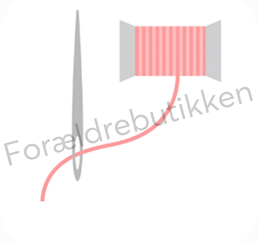 piktogrambrik - nål og tråd