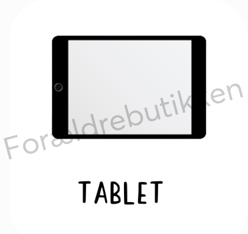 Piktogram - Tablet Pædagogisk legetøj