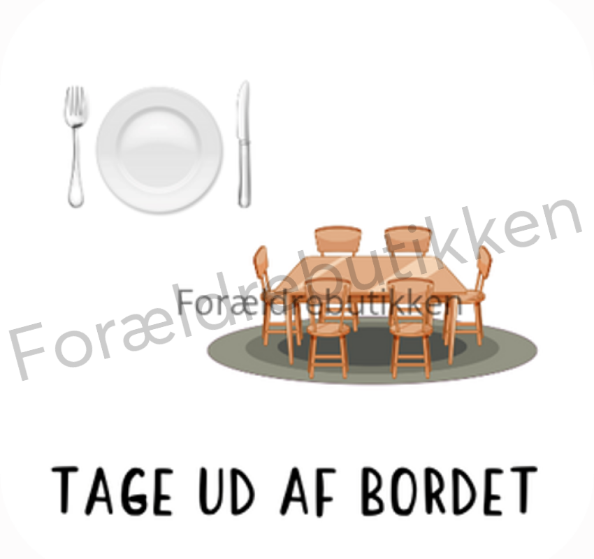 Piktogram Brik - Tage Ud Af Bordet Pædagogisk Legetøj