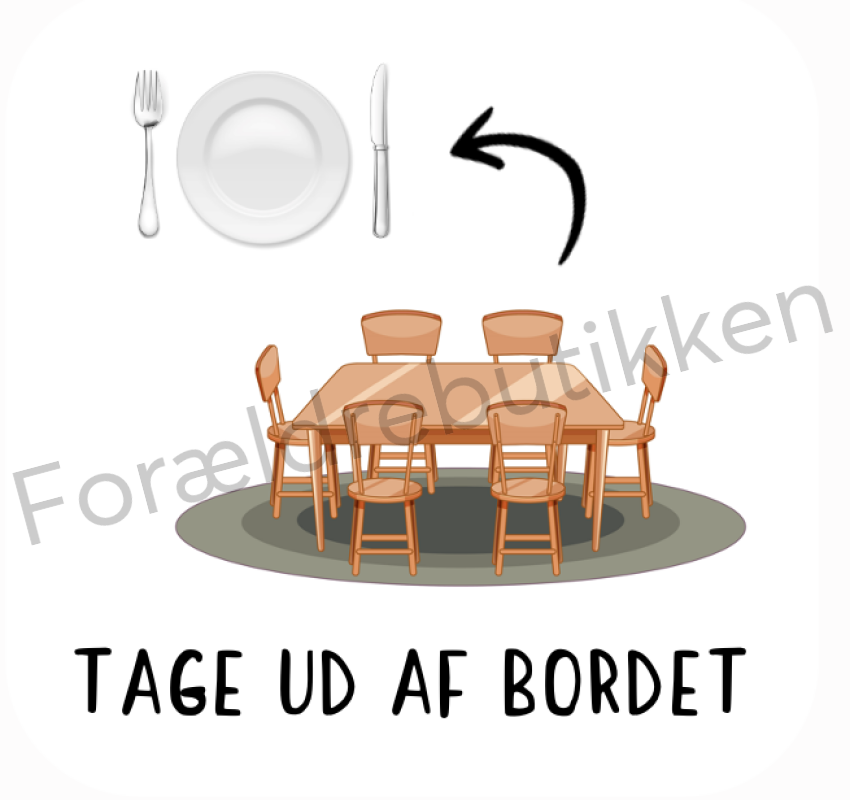 Piktogram Brik - Tage Ud Af Bordet Pædagogisk Legetøj